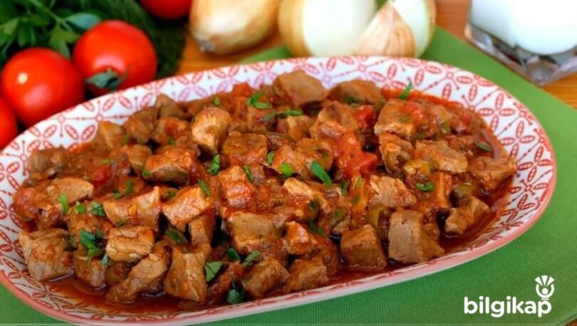 Bol Domatesli Dana Sote  Et Yemekleri Kebap Tarifleri Tarifler